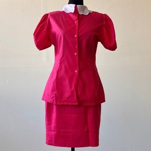 Vintage, bright pink